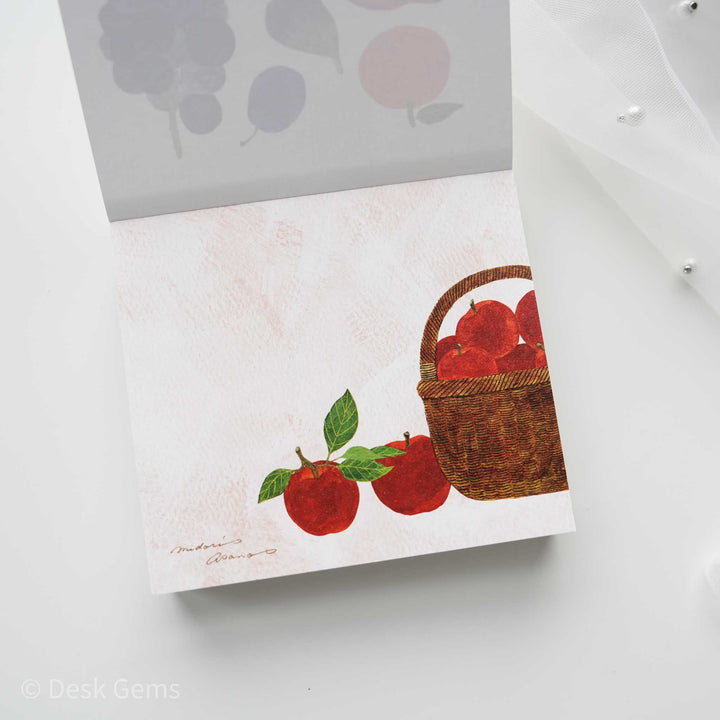 Cozyca x Midori Asano Block Memo Pad - Fruits