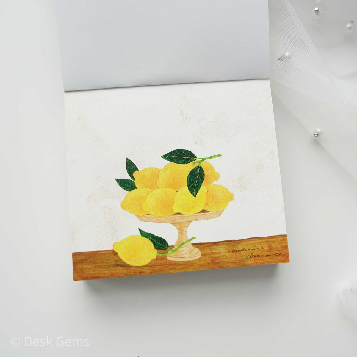 Cozyca x Midori Asano Block Memo Pad - Fruits