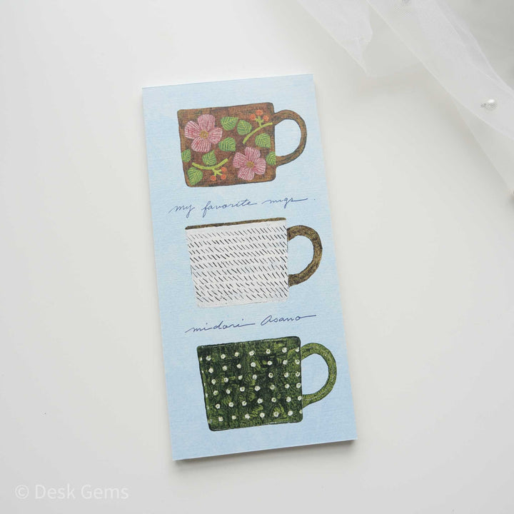 Cozyca x Midori Asano Letter Pad - My Favorite Mugs