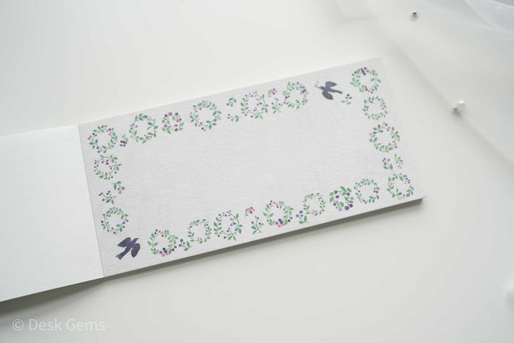 Cozyca x Amori Yuko Letter Pad - Michikusa Bana