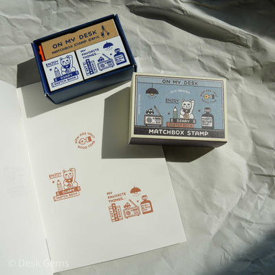 Eric Small Things x SANBY Matchbox Stamp Sets - On My Desk