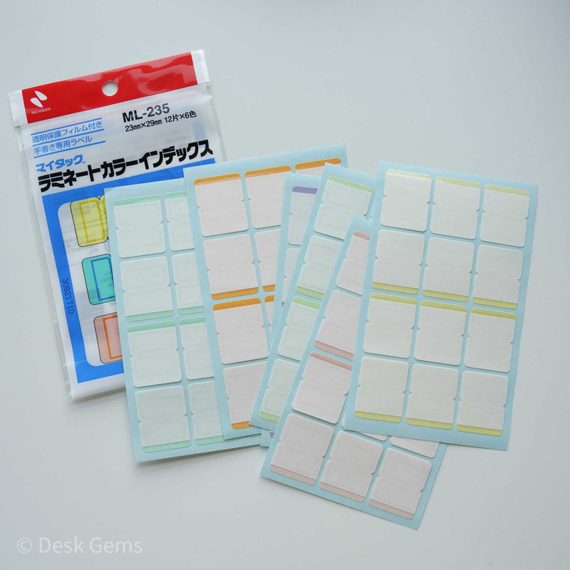 Laminated Color Index Tabs – Desk Gems