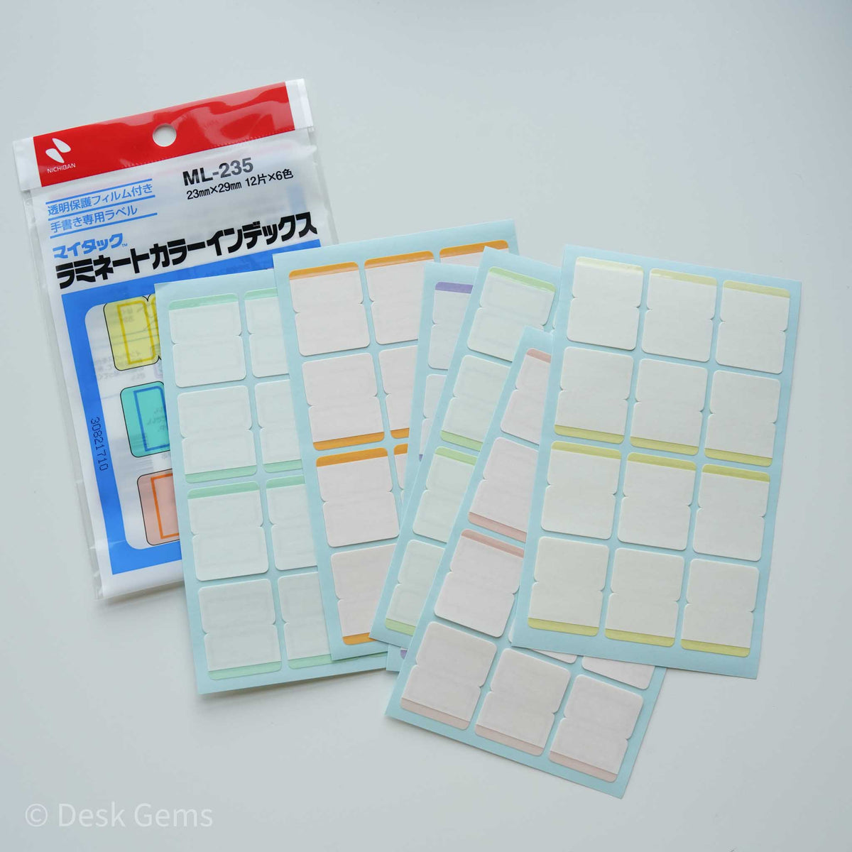 Laminated Index Tabs - Color Tabs (Medium)