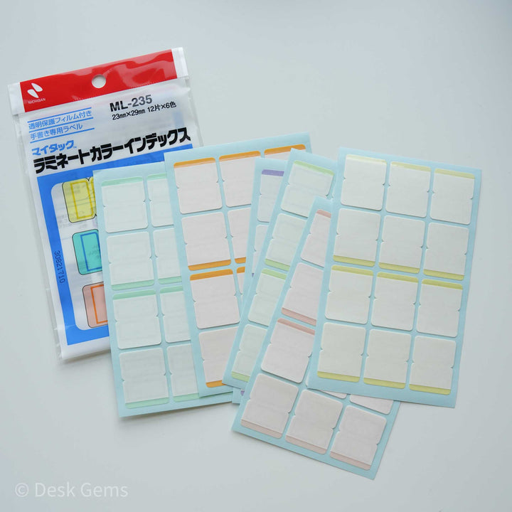 Laminated Index Tabs - Color Tabs (Medium)