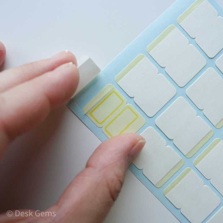 Laminated Index Tabs - Color Tabs (Medium)