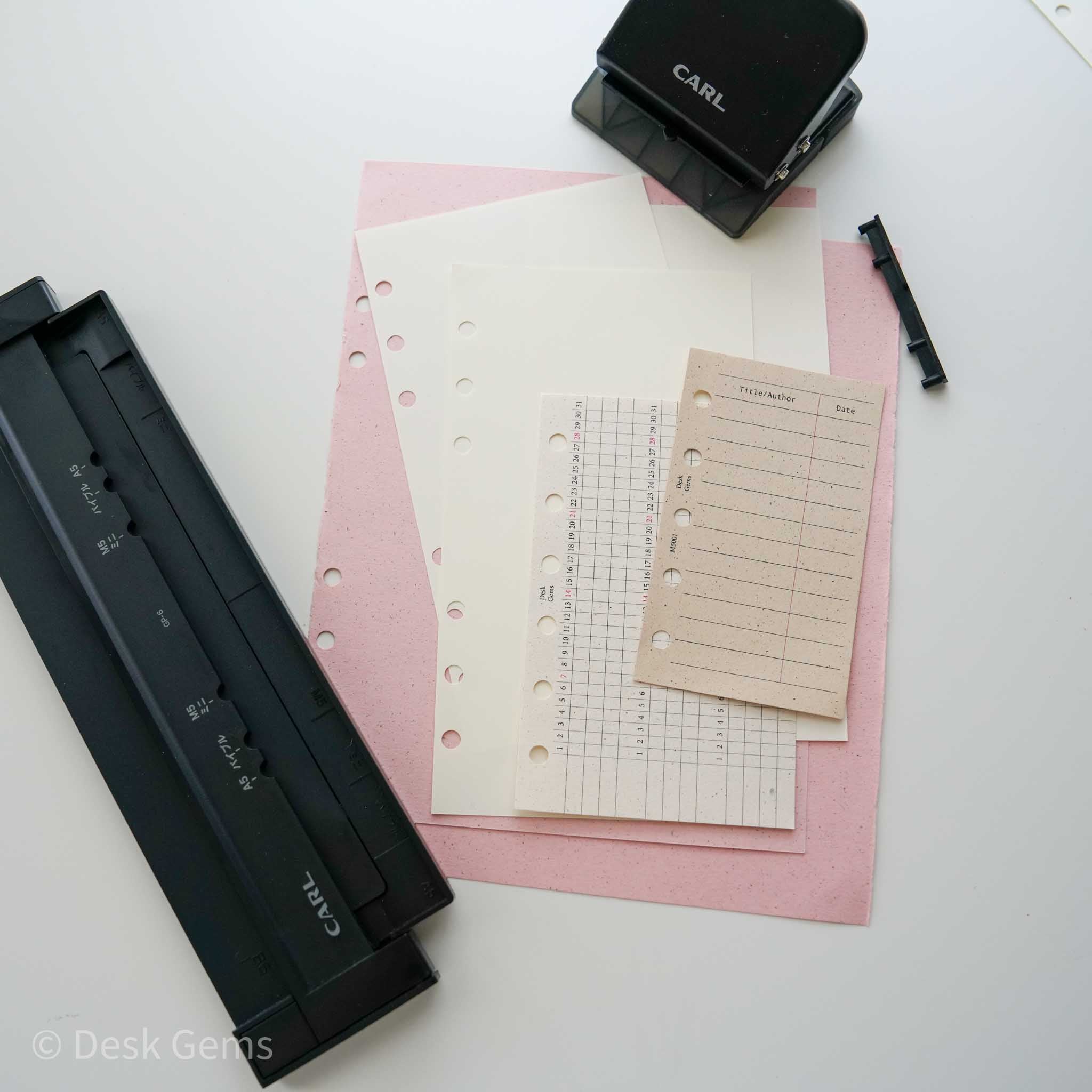 Carl All-in-one Hole Punch (2024 Upgraded Model) - Insert Maker – Desk Gems