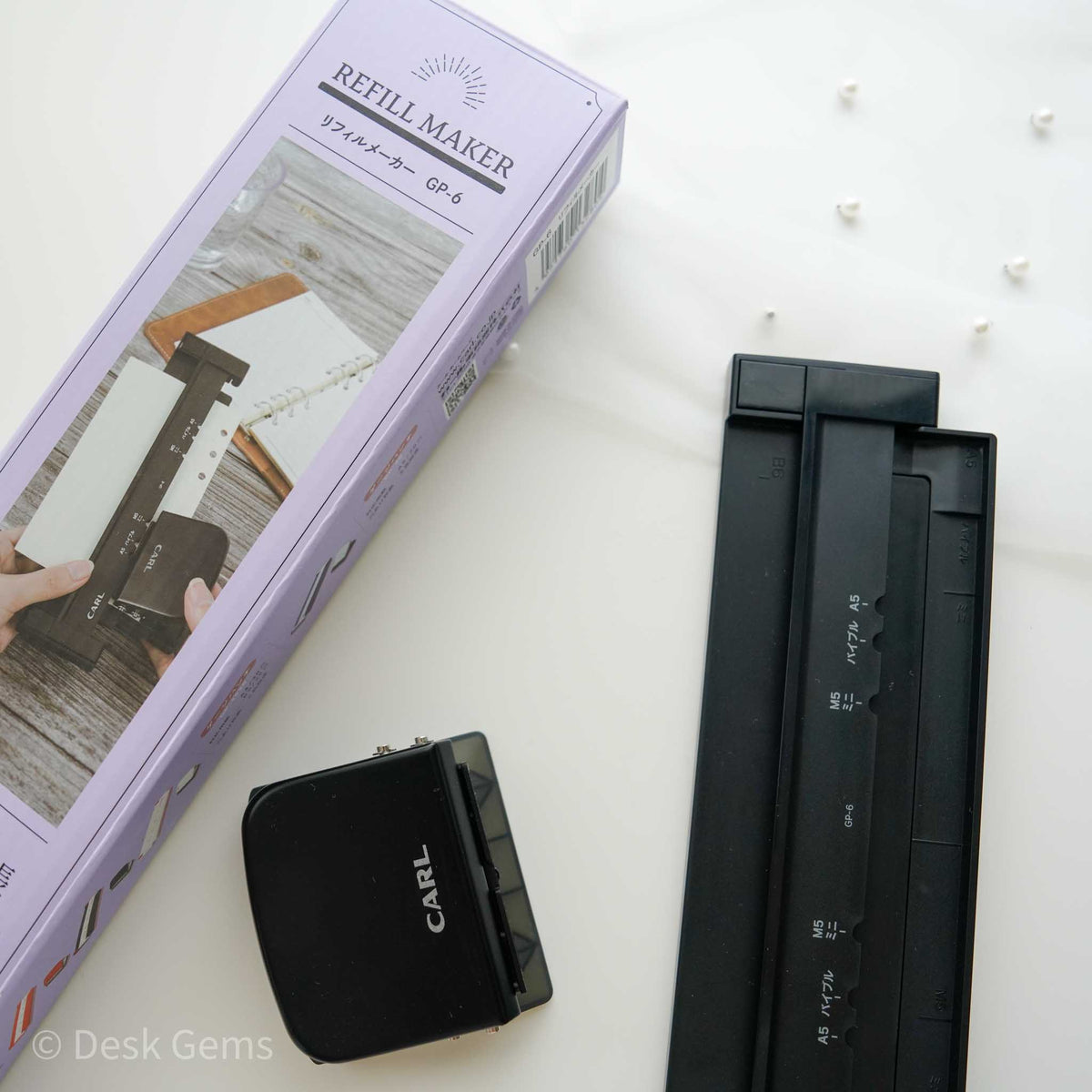 Carl All-in-one Hole Punch (Renewed Model) - Insert Maker
