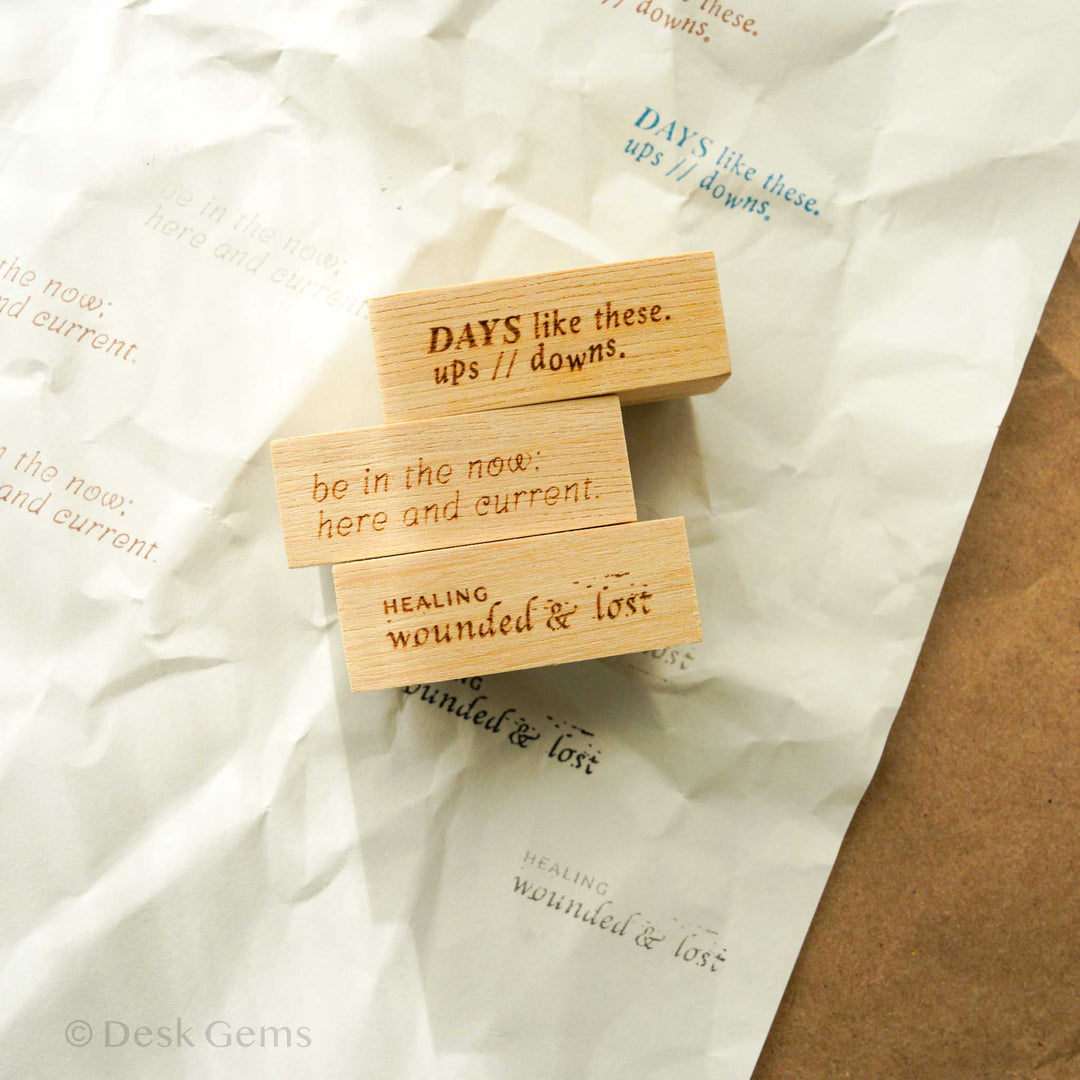 Phavourite PC Original Rubber Stamp - Words to Heal