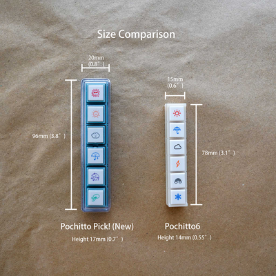 Kodomo No Kao PochittoPick! Portable Push-button Stamp