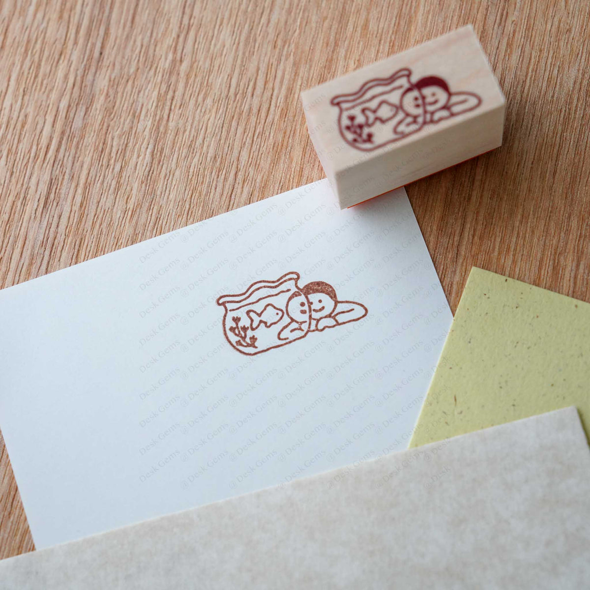 Littlelu Original Stamps (New June 2024!) - Goldfish Tank