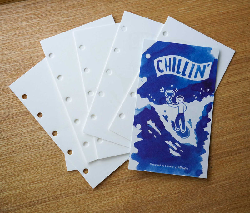 Littlelu Ink Testing Planner Insert - Chillin&