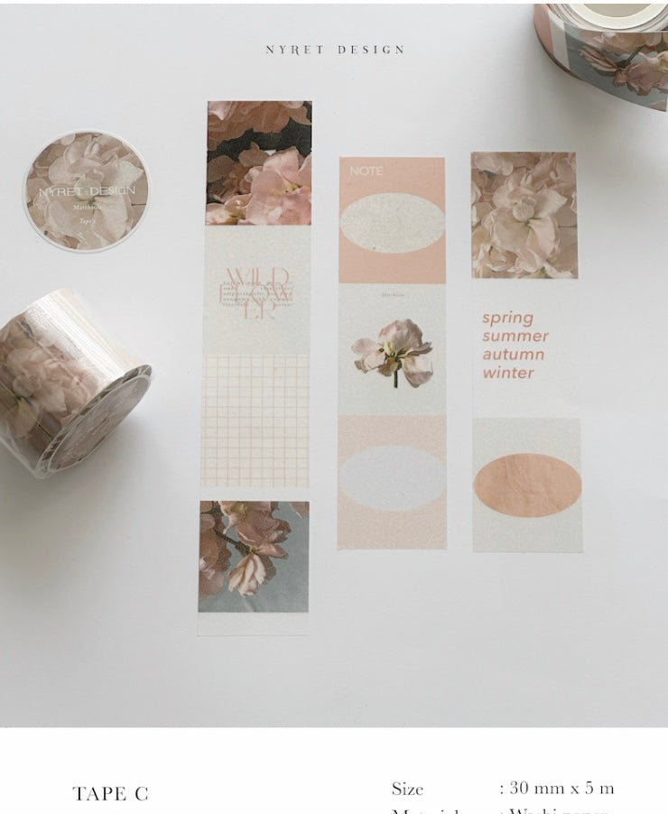 NYRET Design Vol.8 The Planner Series II Washi Tapes - Volume 2 - C