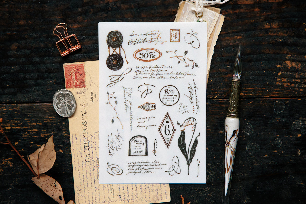 OURS Handwriting Transfer Sticker
