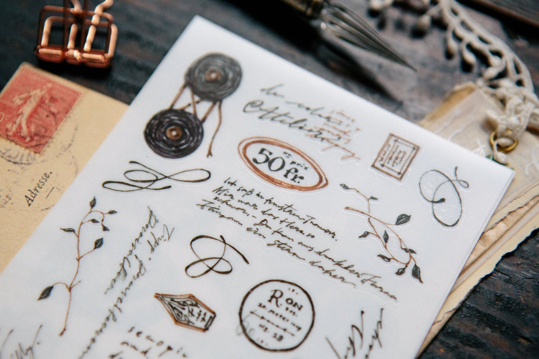 OURS Handwriting Transfer Sticker – Desk Gems