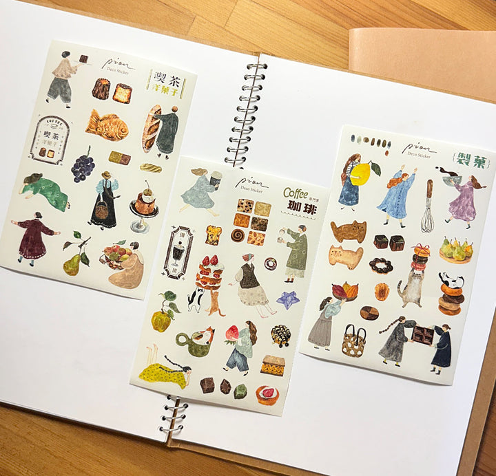 Pion Die-cut Paper Stickers - Candy