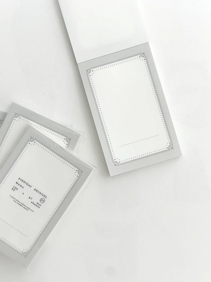 NYRET Design Original Memo Pad (No.25 - No.30) - Everyday Archives