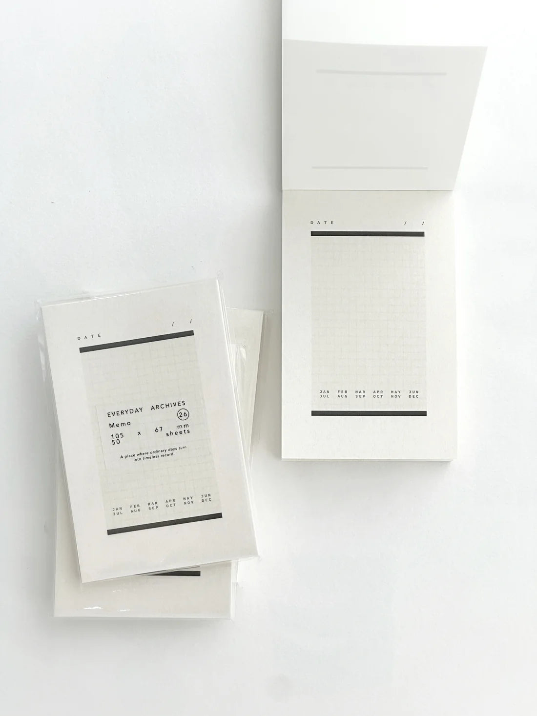 NYRET Design Original Memo Pad (No.25 - No.30) - Everyday Archives
