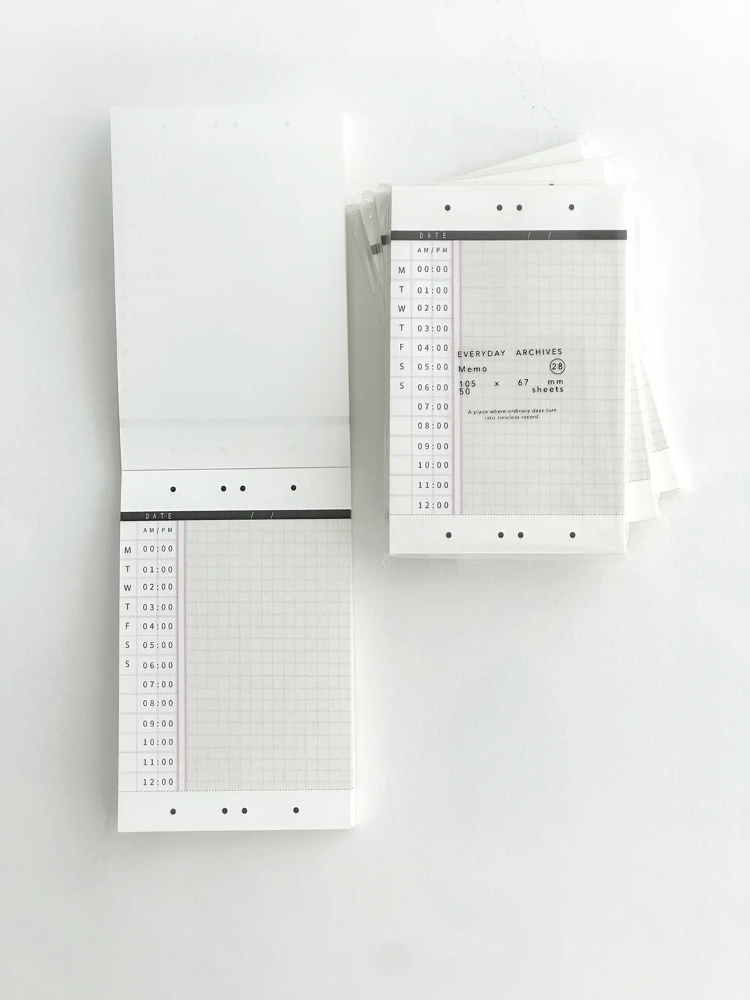 NYRET Design Original Memo Pad (No.25 - No.30) - Everyday Archives