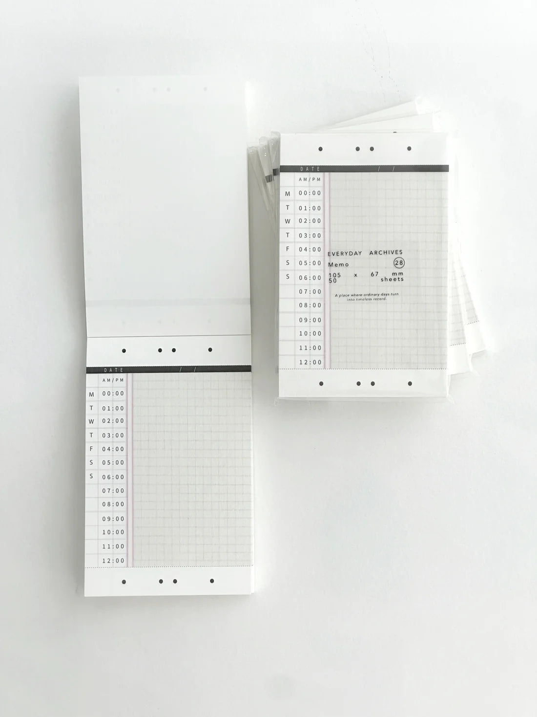 NYRET Design Original Memo Pad (No.25 - No.30) - Everyday Archives