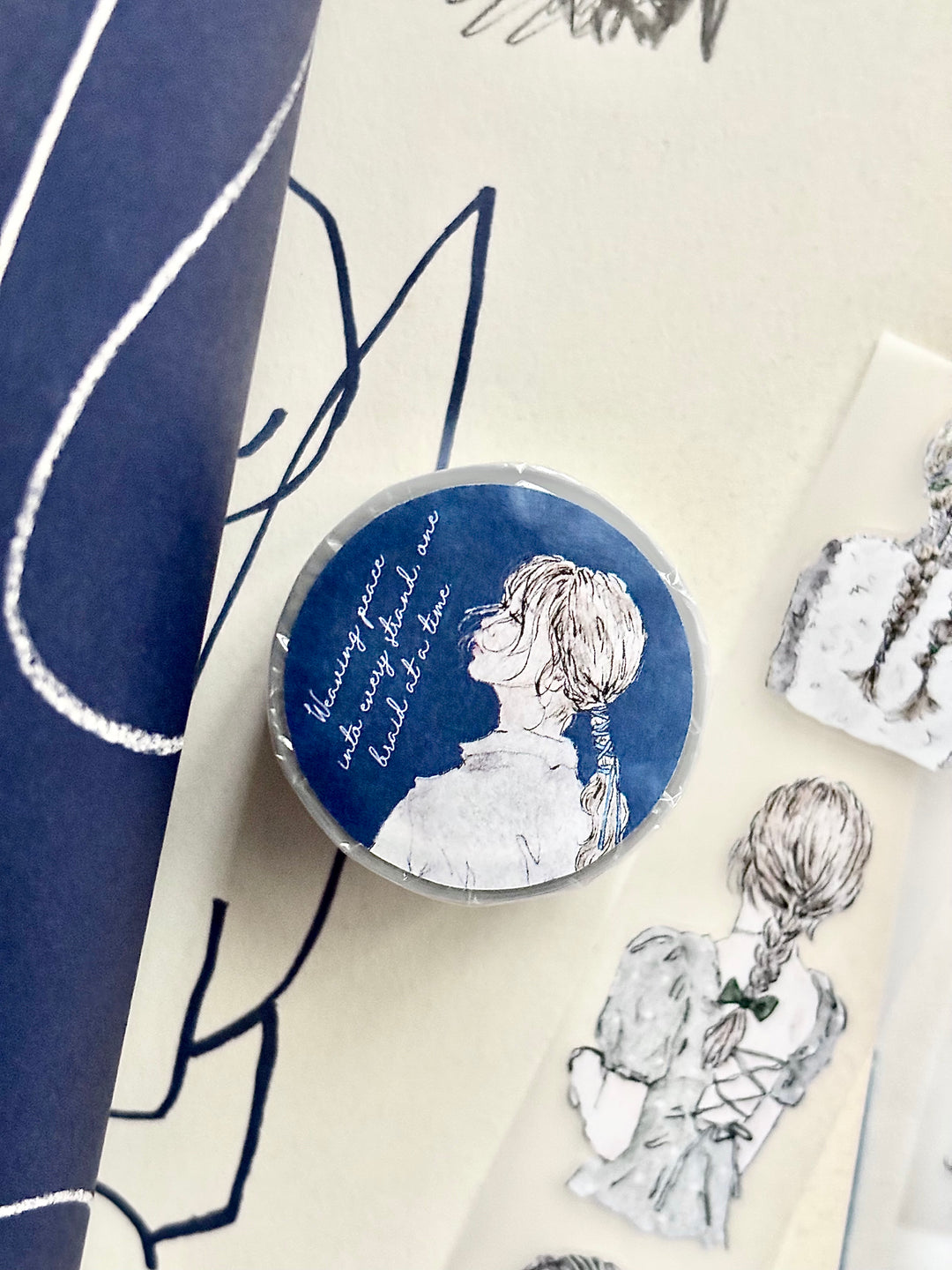 Pion Kiss-cut Matte PET Tape - Hair