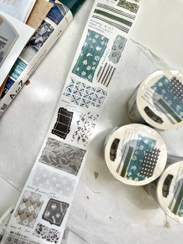 Pion Kiss-cut Paper Tape - Cloth