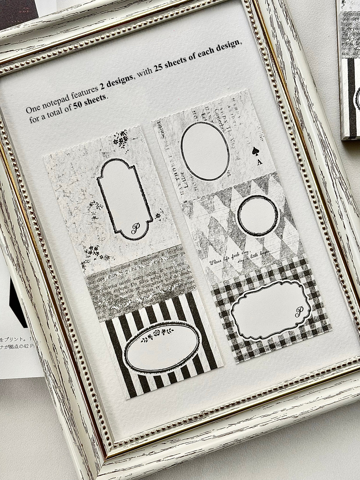 Pion Original Memo Pad - Black Pages