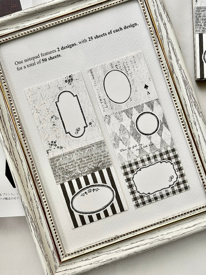 Pion Original Memo Pad - Black Pages