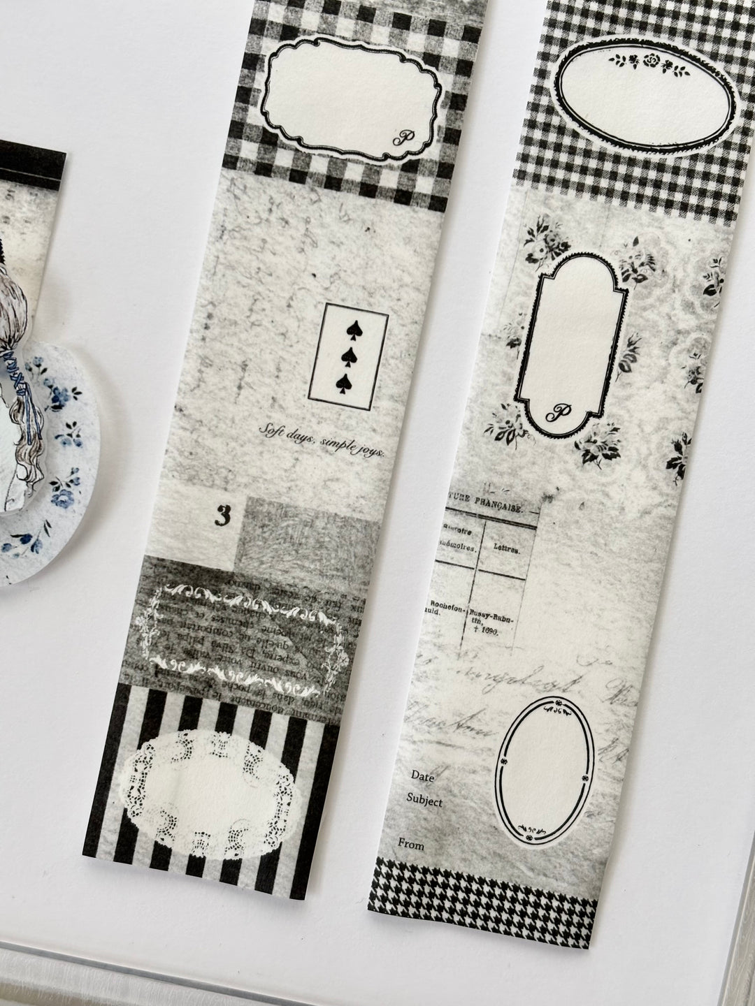 Pion Washi Tape - Black Pages