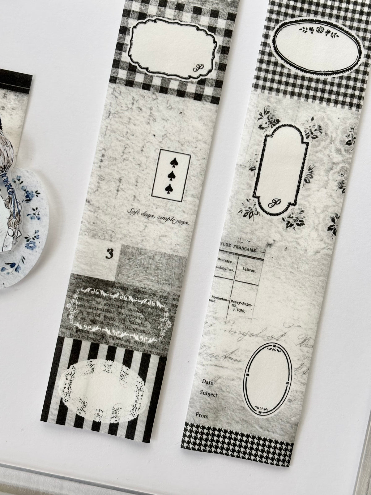 Pion Washi Tape - Black Pages
