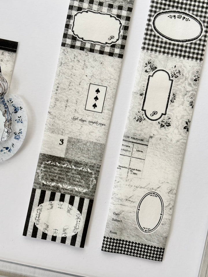 Pion Washi Tape - Black Pages