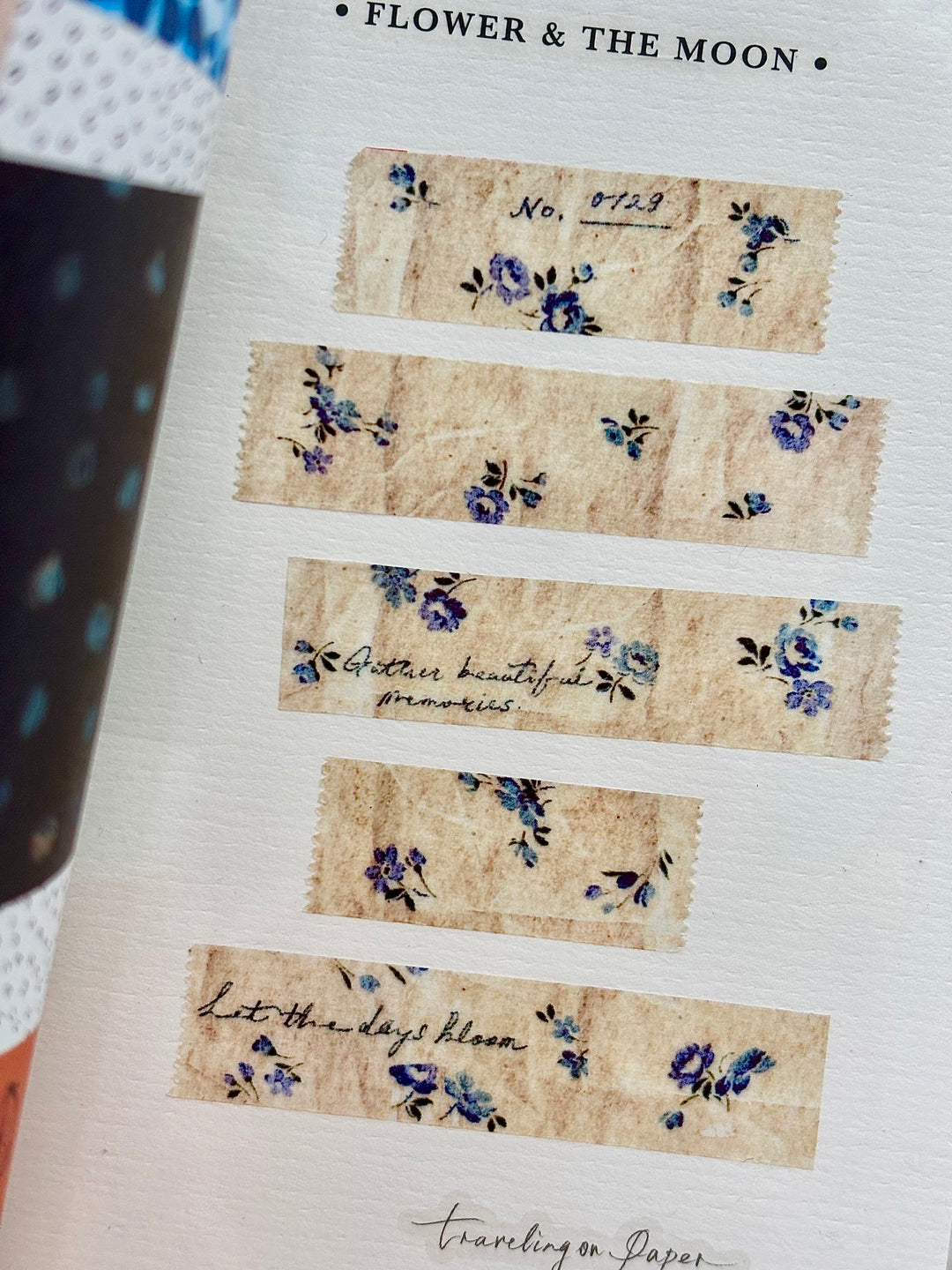 Pion Washi Tape - Vintage Garden - B
