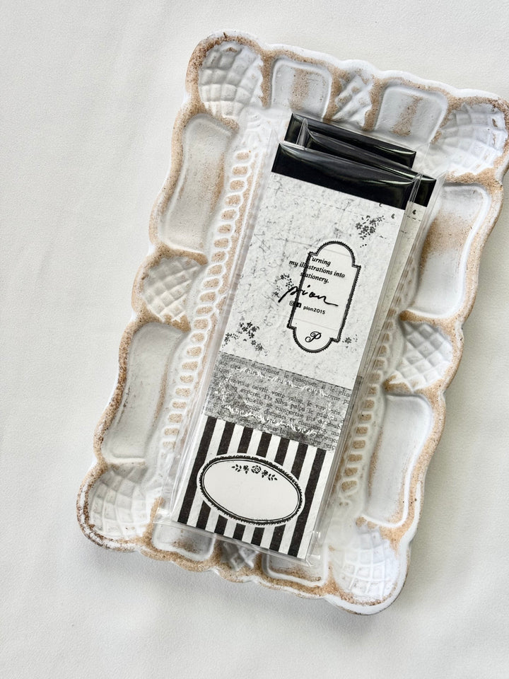 Pion Original Memo Pad - Black Pages