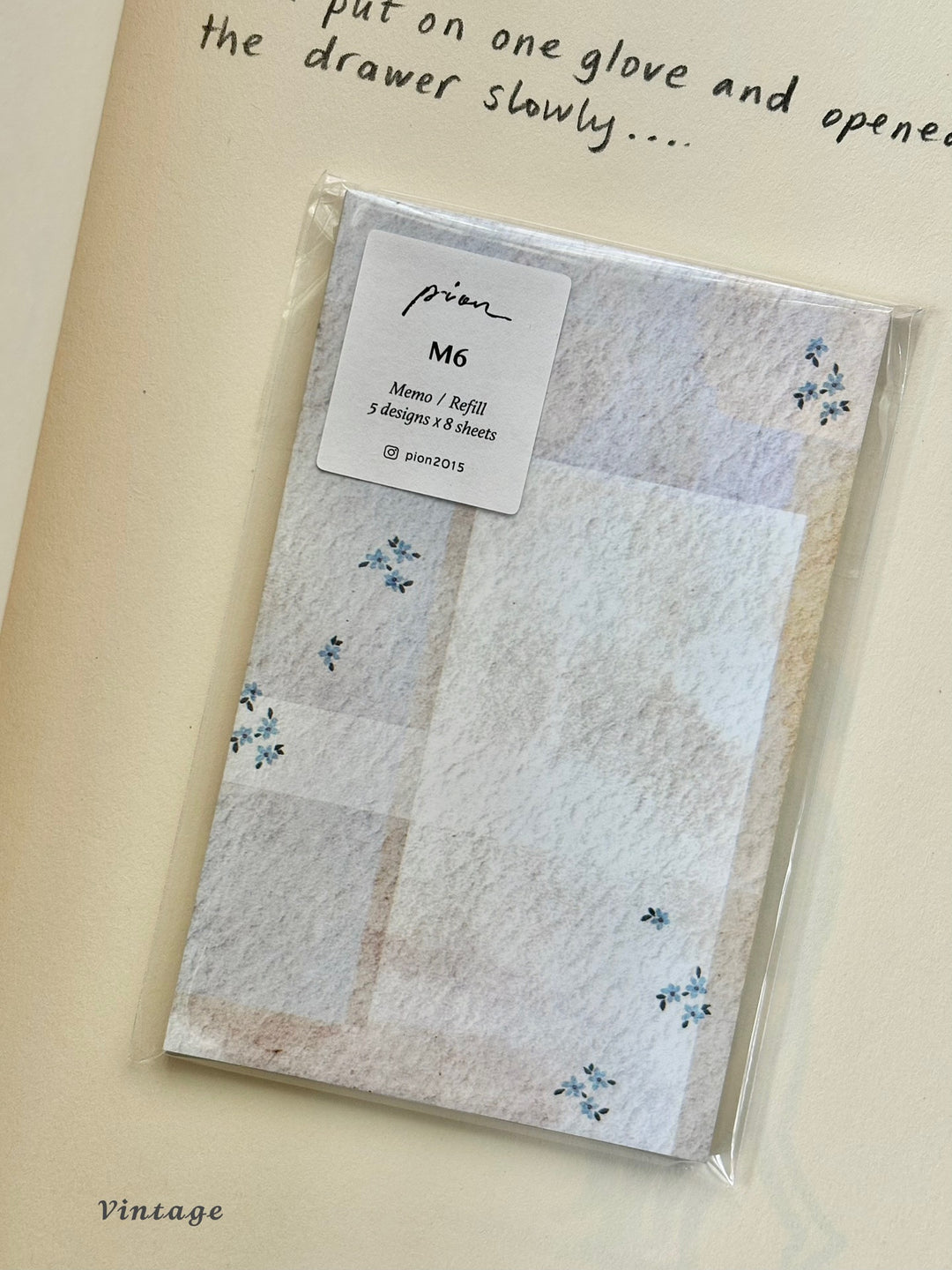Pion Original Memo/Insert Paper - Vintage(M6)