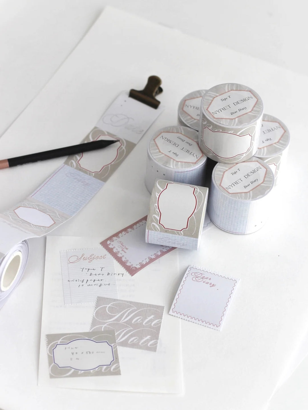 NYRET Design Original Paper Tapes - Dear Diary (T)