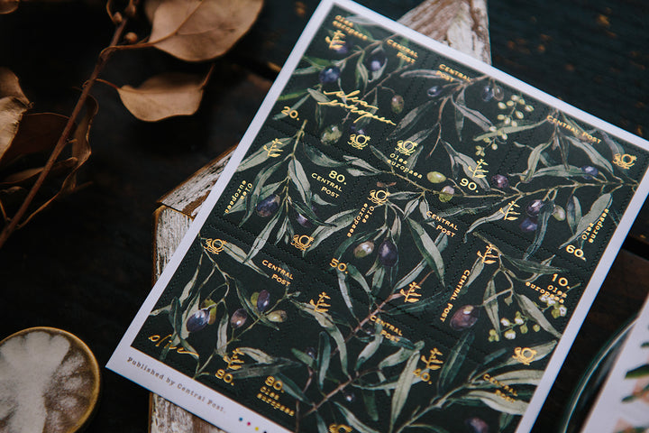 OURS Olive Branches Stamp Sticker 