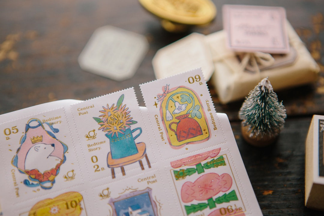 OURS Bedtime Story Stamp Sticker