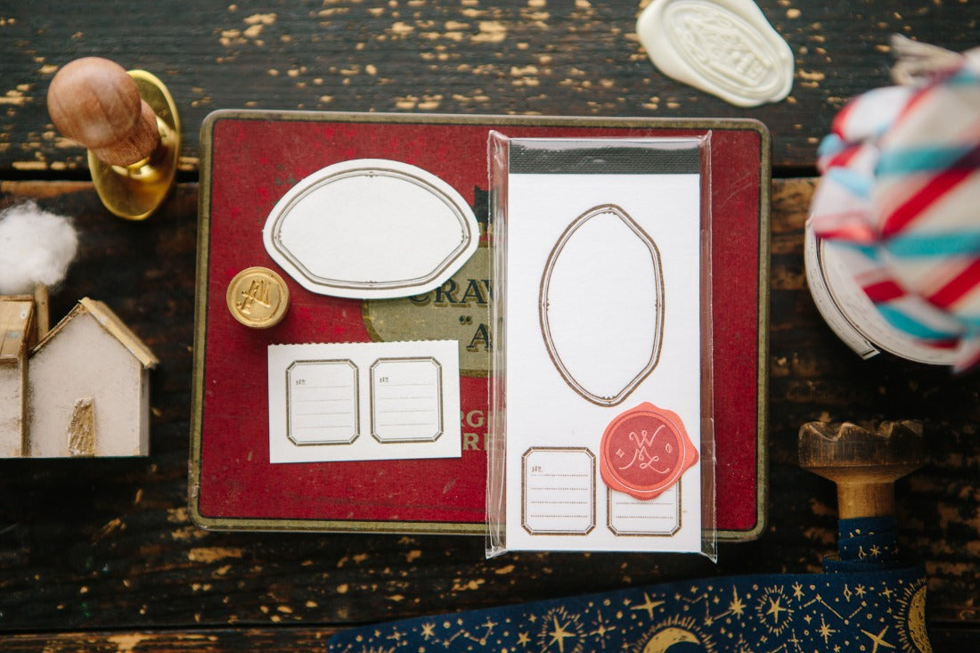 OURS Shell Label Letterpress Book
