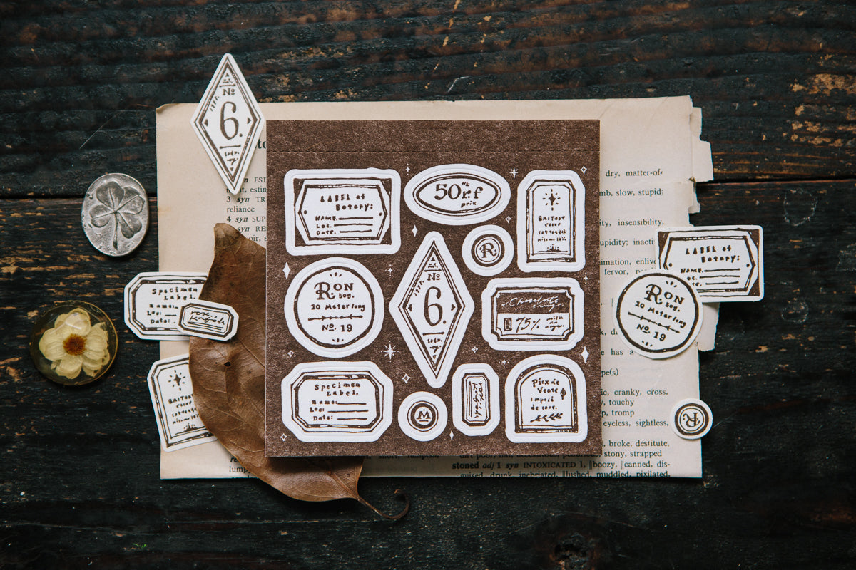 OURS Tags Letterpress Label Book