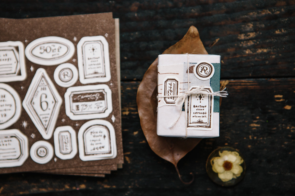 OURS Tags Letterpress Label Book