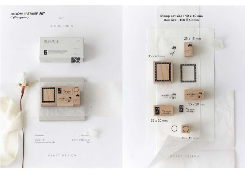 NYRET Design Bloom III Stamp Set