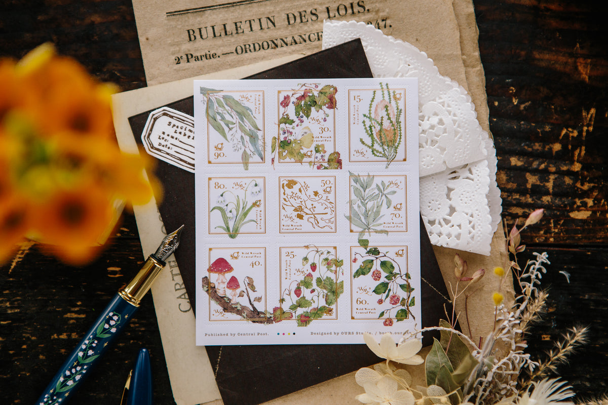OURS Wild Wreath 2 Stamp Sticker