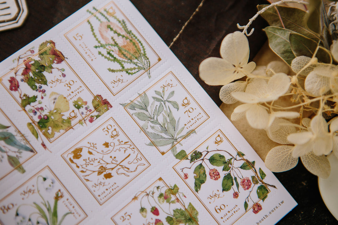 OURS Wild Wreath 2 Stamp Sticker