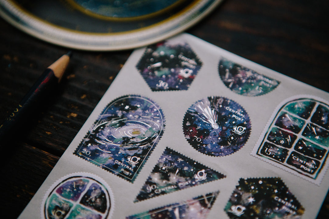 OURS Colorful Night Stamp Sticker