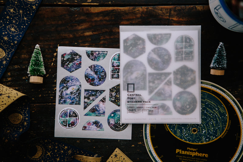 OURS Colorful Night Stamp Sticker