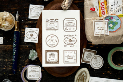 OURS Letterpress Book - Grocery Labels