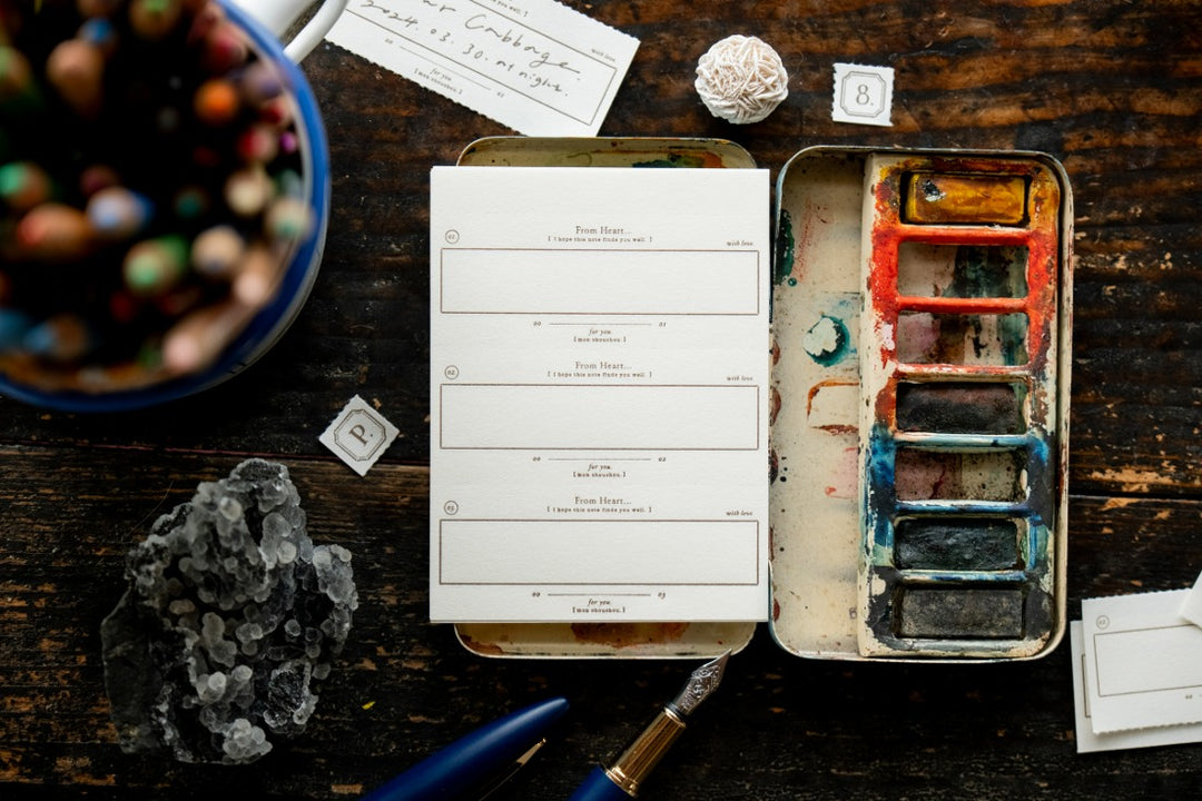OURS Letterpress Book - From Heart