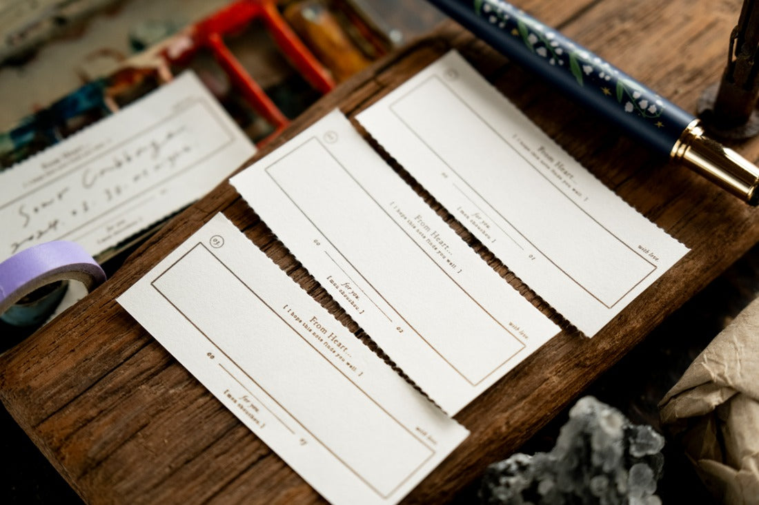 OURS Letterpress Book - From Heart