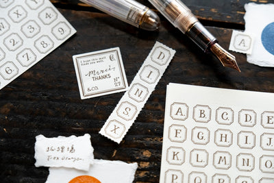 OURS Letterpress Book - Alphabet and Numbers (Framed)
