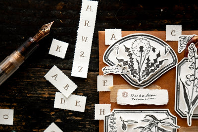 OURS Letterpress Book - Alphabet and Numbers (No Frame)