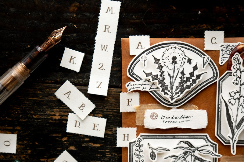 OURS Letterpress Book - Alphabet and Numbers (No Frame)